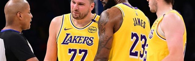 开云体育在线-湖人输球吃到两大教训！东契奇脾气成季后赛隐患？